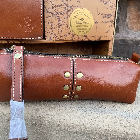 Patricia Nash LUZZI/ISLA Boxed Set Heritage Tan - Picture 8 of 8